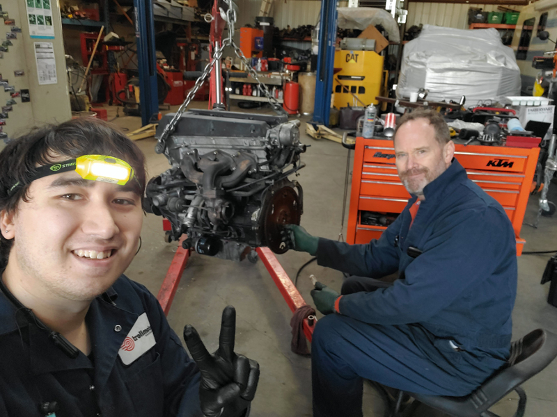 Troll Motors team - Caleb and Nate